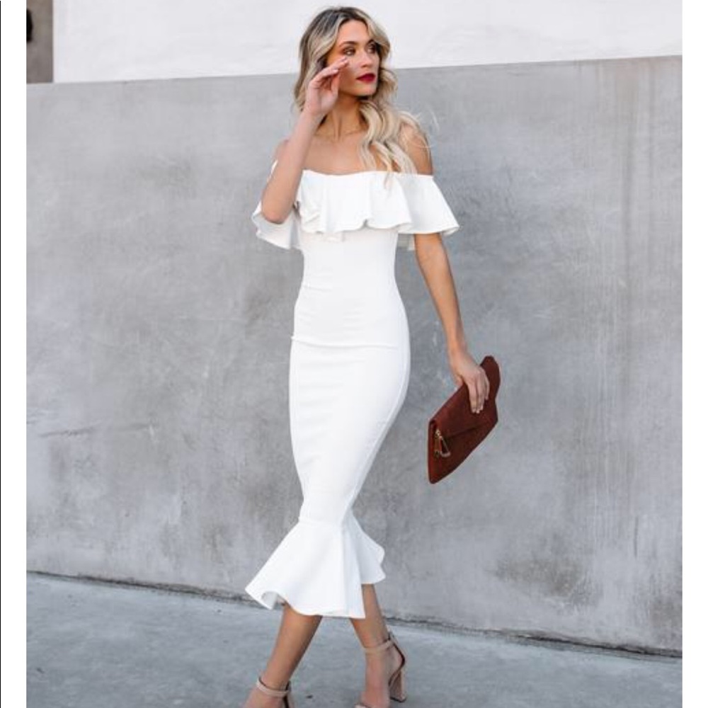 Havana Ruffle Dress NWOT